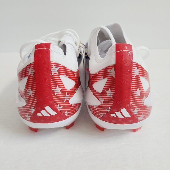 NEW Adidas x Crazyfast USA.1 FG Soccer Cleats IG0664 Size 10 White Blue Red main image 6
